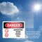 Signmission Generator Room Diesel Fuel, 10 in W x Rectangle, Vinyl Decal OS-2PACK-DS-D-710-L-2207 - alternate 2